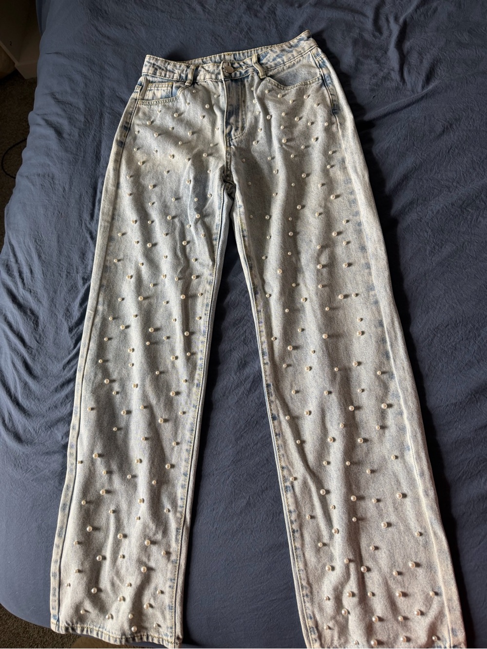 Light Wash Pearl Women's Jeans